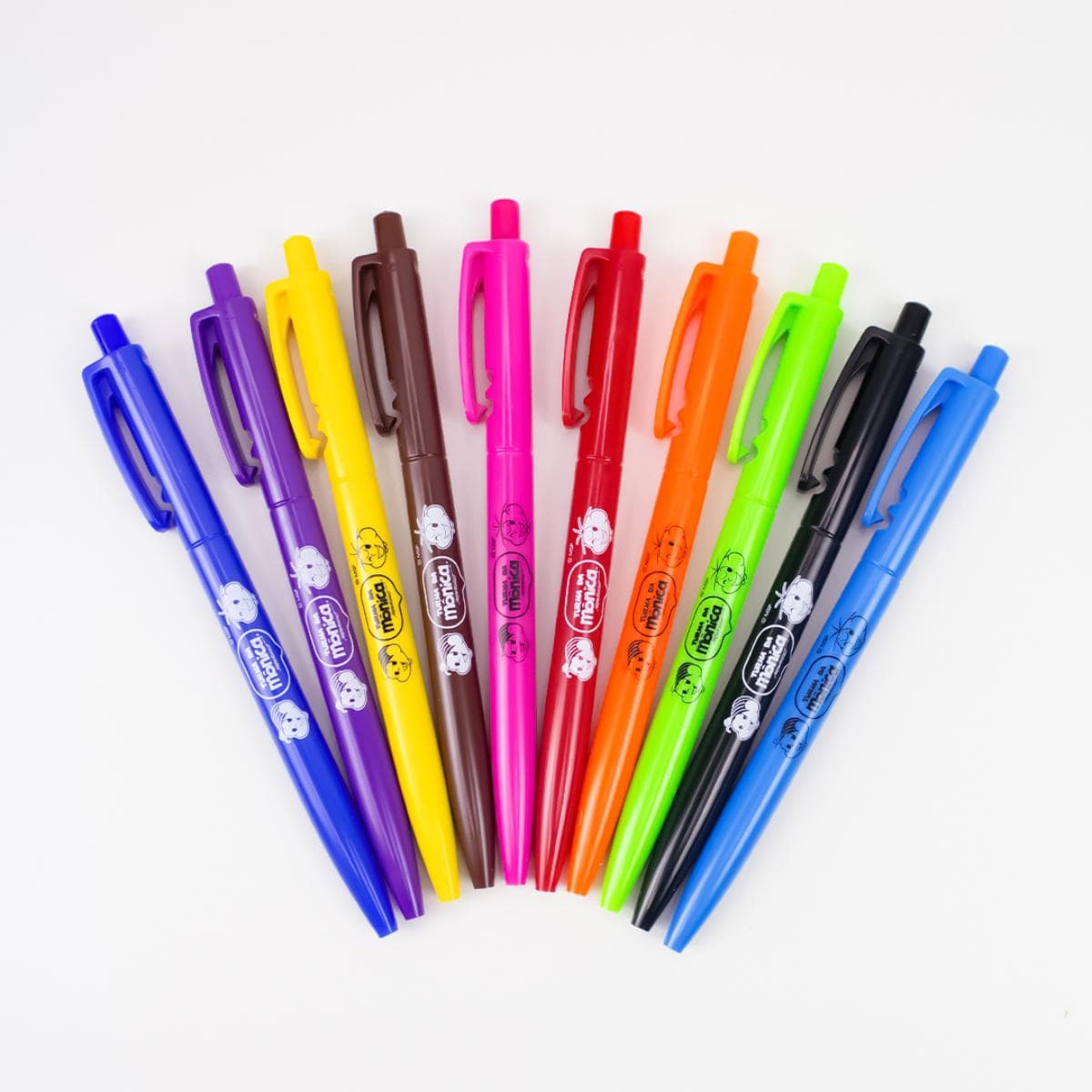 Kit Caneta Esferográfica Retrátil Turma da Mônica - 10 Unidades NewPen