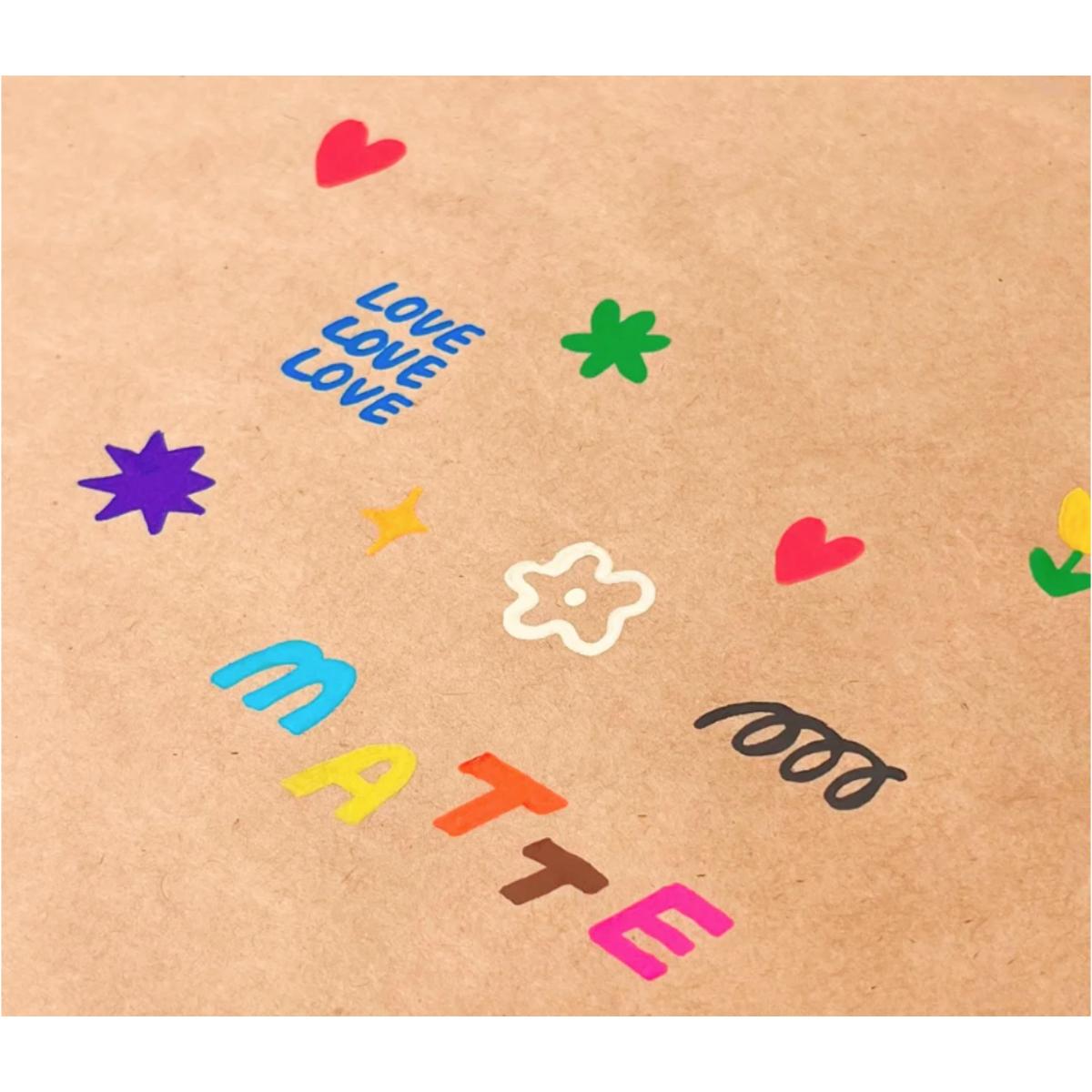 Kit Caneta Gel Mattehop 1.0mm - 8 cores Pentel