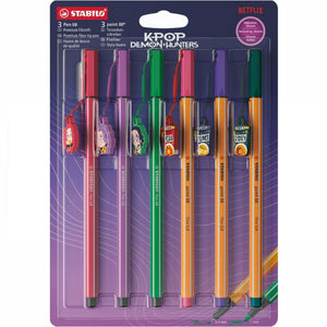 Kit Canetas Stabilo Point 88 e Pen 68 - Estojo com 6 Unidades