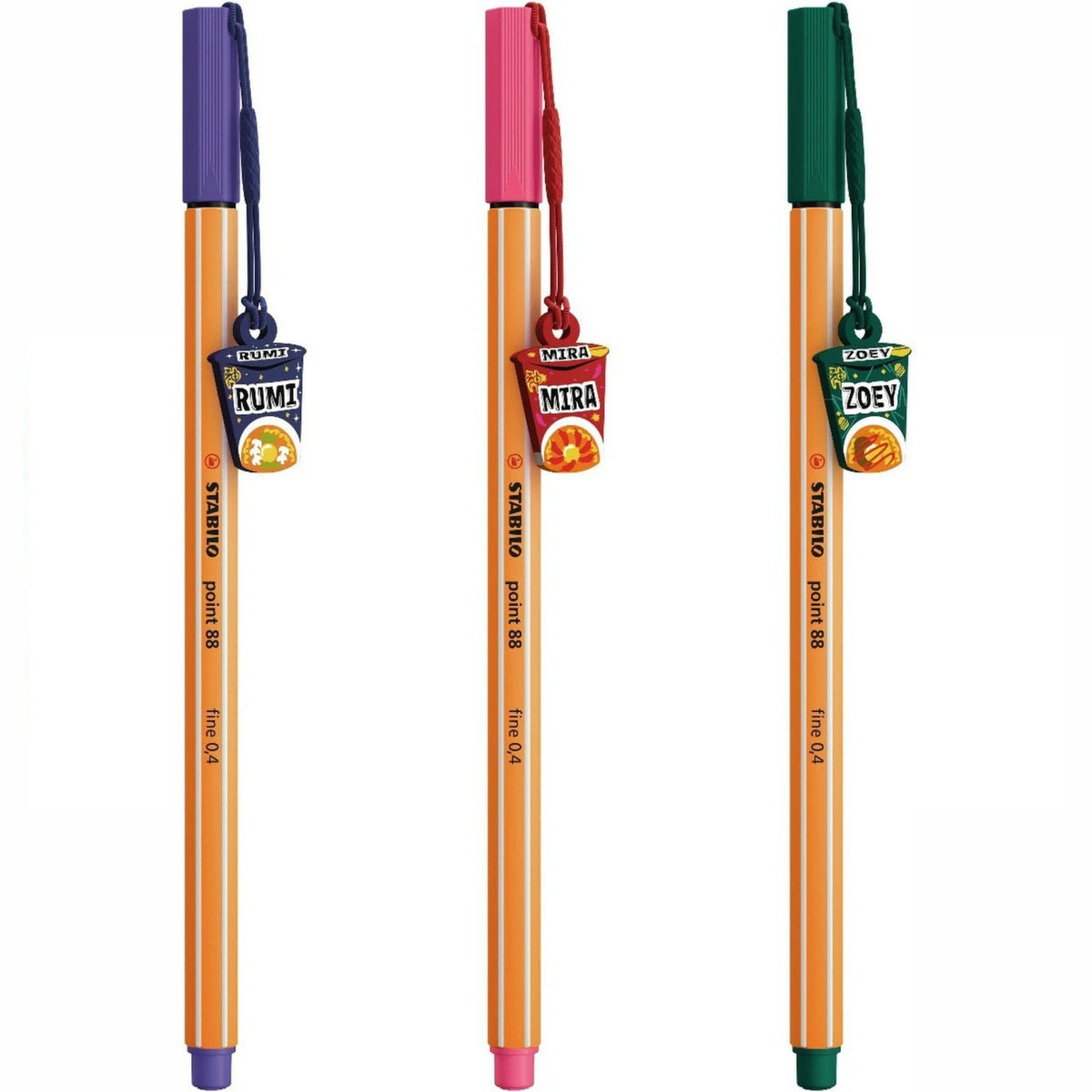 Kit Canetas Stabilo Point 88 e Pen 68 - Estojo com 6 Unidades Stabilo
