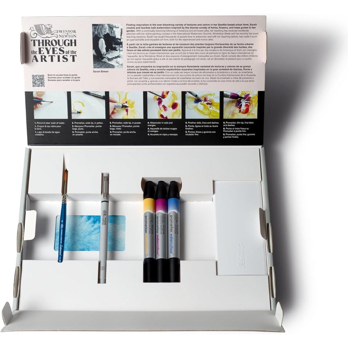 Kit de Aquarela Mix Media - Winsor & Newton - 7 Peças Winsor & Newton