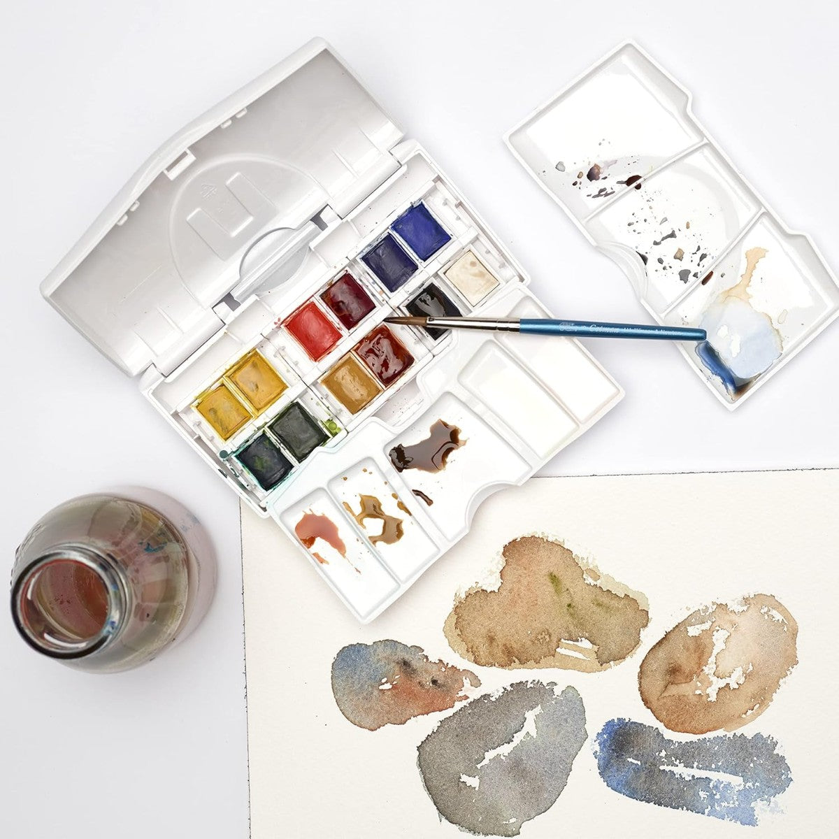 Kit de Aquarela Winsor & Newton Cotman em Pastilha - 13 Un Winsor & Newton