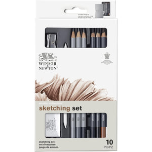 Kit de Desenho e Sketching Winsor & Newton com 10 Peças
