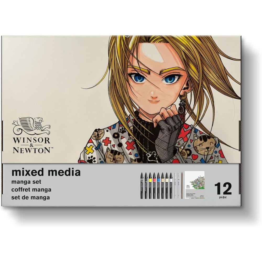 Kit de Desenho Winsor & Newton - Manga & Graphic Art - 0290197 Winsor & Newton