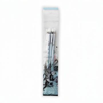 Kit de Pincéis Guache Himi - 3 Unidades - Verde HIMI