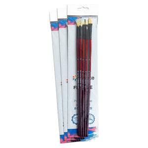 Kit de Pincéis Para Pintura Luarte Firenze - 5 Unidades
