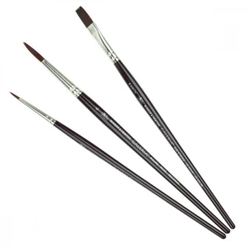 Kit de Pincéis Winsor & Newton Galeria Cabo Curto com 3 Unidades – Set 1 Winsor & Newton