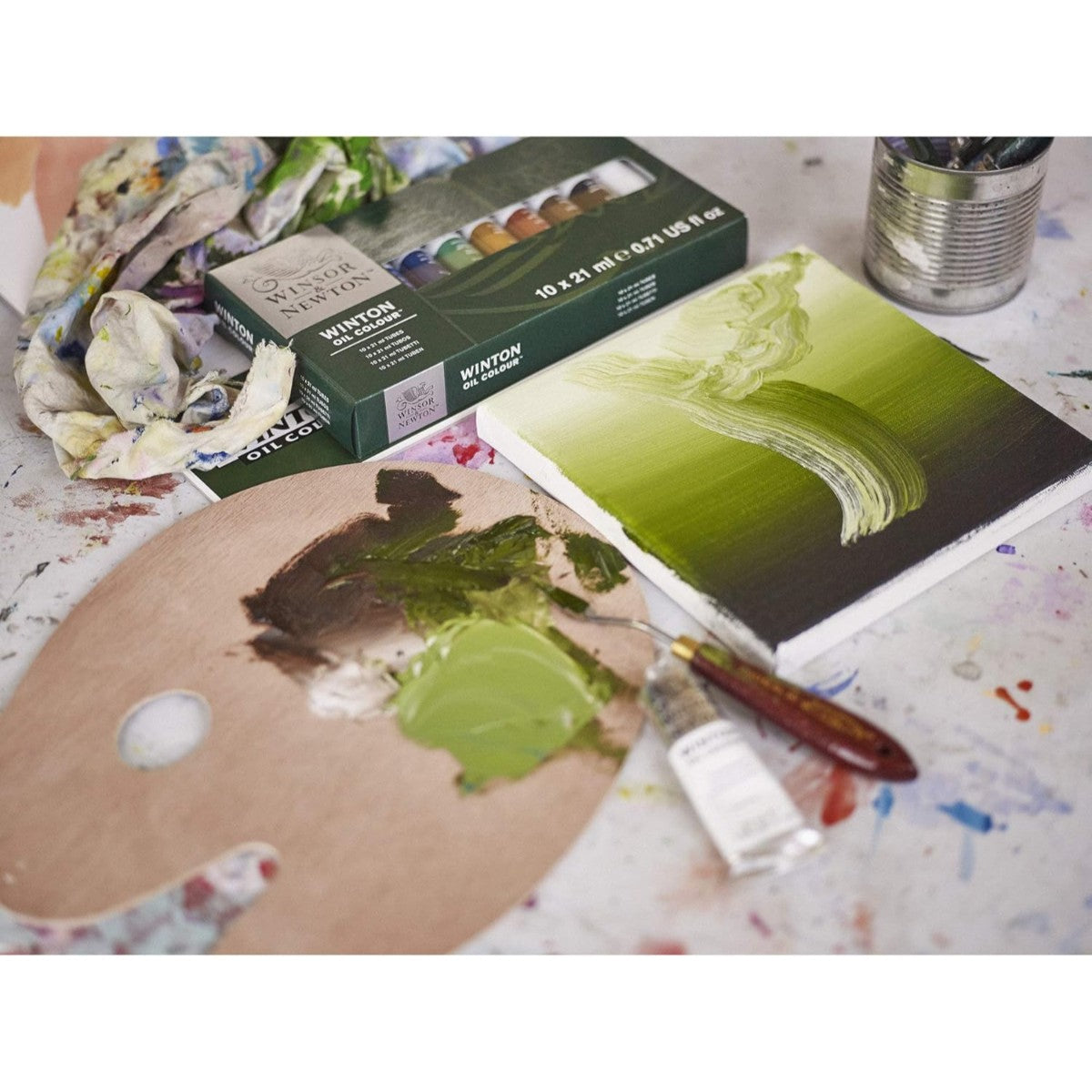 Kit de Pincéis Winsor & Newton Winton com - 3 Un Winsor & Newton