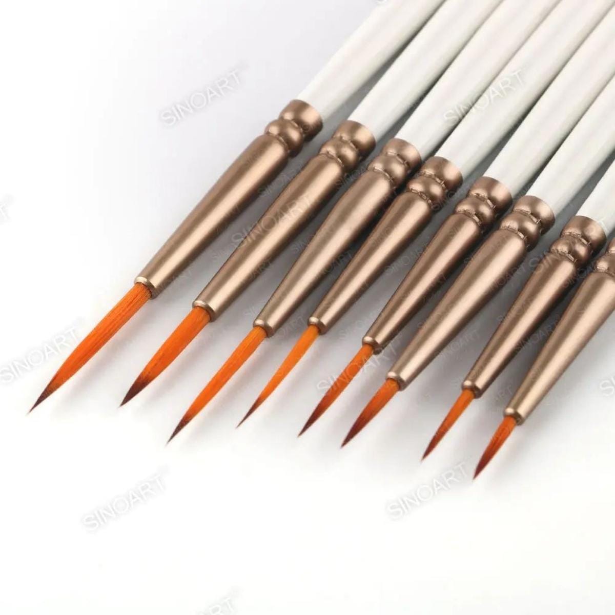 Kit de Pincel Para Detalhes Sinoart - 8 Pinceis Sinoart