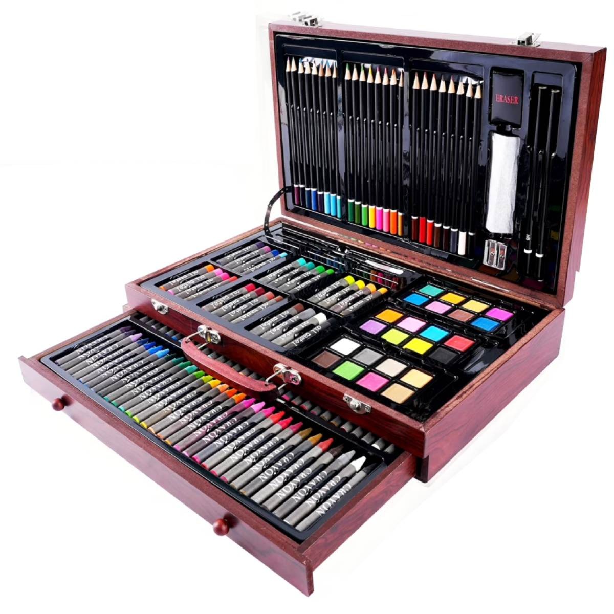 Kit Desenho Completo Aureuo - Maleta com 140 Peças Phoenix