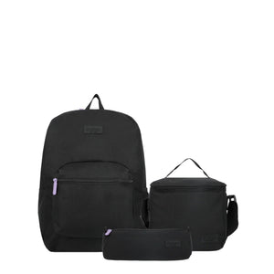 Kit Escolar Xtrem Triple Pack 5XT - Black - 3 Peças