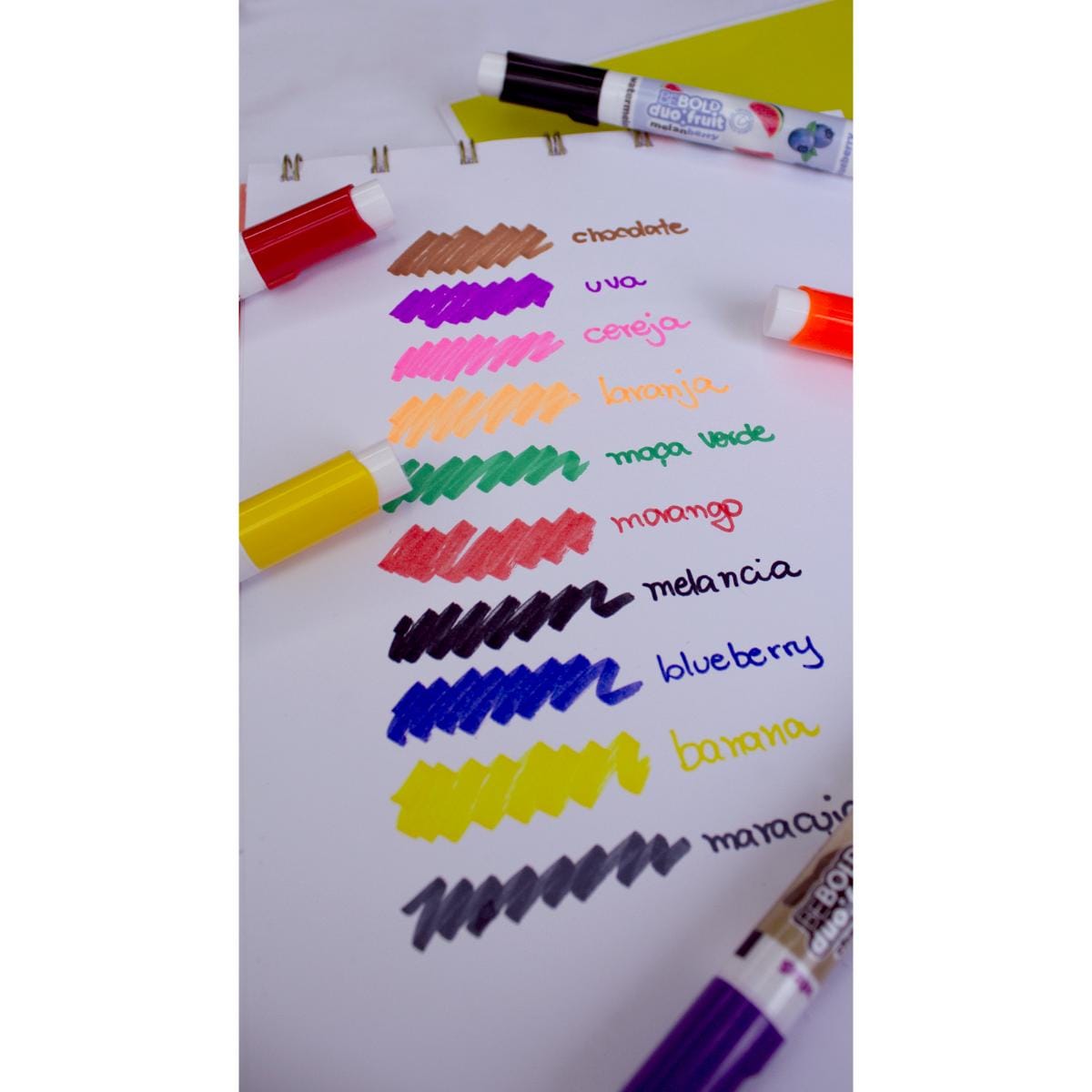 Kit Marca Texto Be Bold Fast Food Sortido - 05 Unidades NewPen