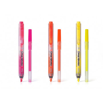 Kit Marca-Texto Retrátil Pentel Handy-Line S - 3 Unidades Livraria Skilo