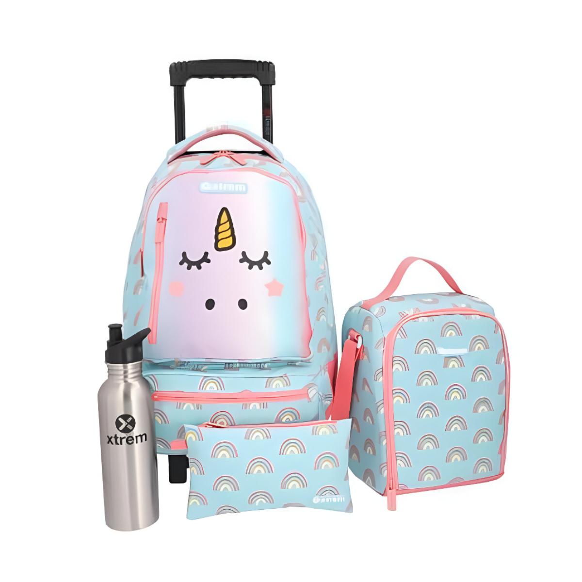 Kit Mochila Lancheira Estojo Samsonite - Run Pack Unicornio Samsonite