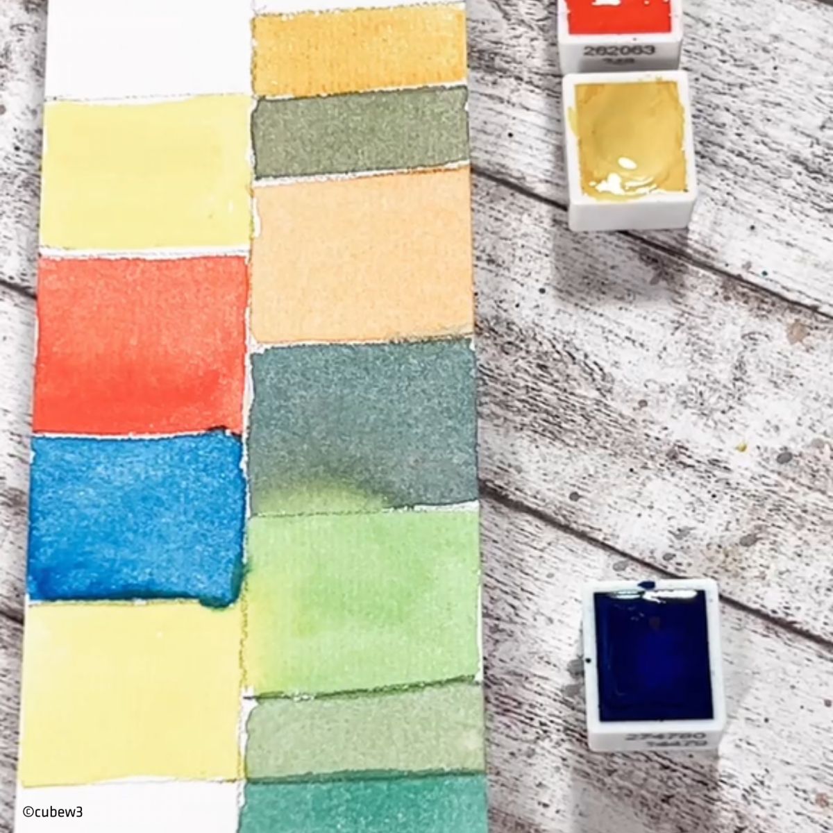Kit Para Pintar Marca Páginas  Hahnemuhle - Bookmark Painting Set 5x20cm Livraria Skilo