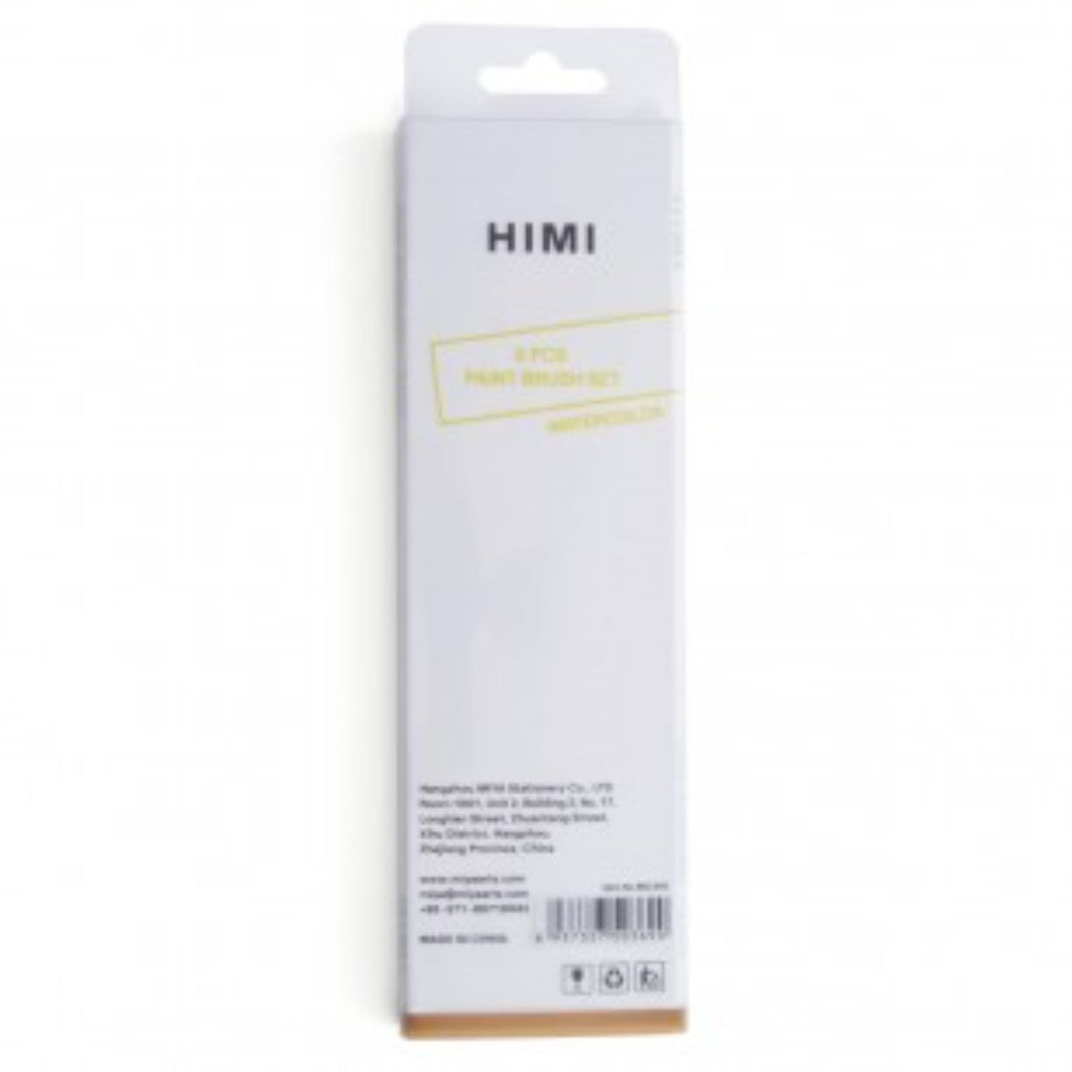 Kit Pincel Brush para Guache HIMI com 5 Himi