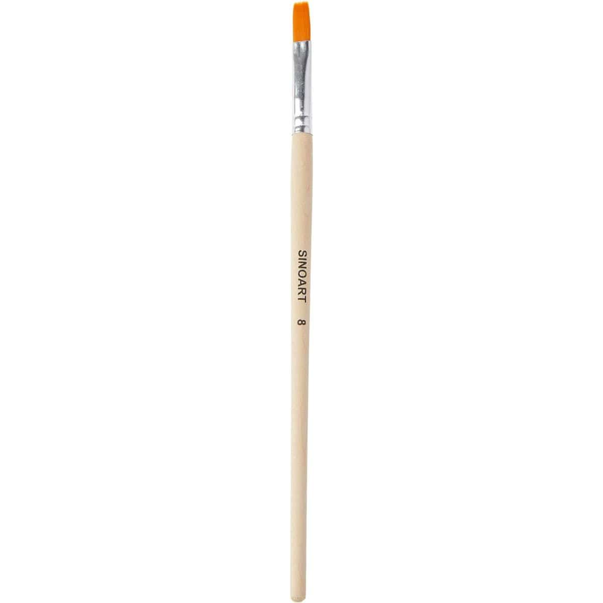 Kit Pincel Pintura Artística Sinoart - Estojo c/ 12 SFB0196 Sinoart