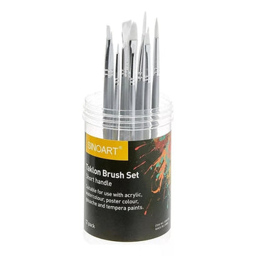 Kit Pincel Sinoart Para Aquarela - 12 Unidades SFB0198 Sinoart