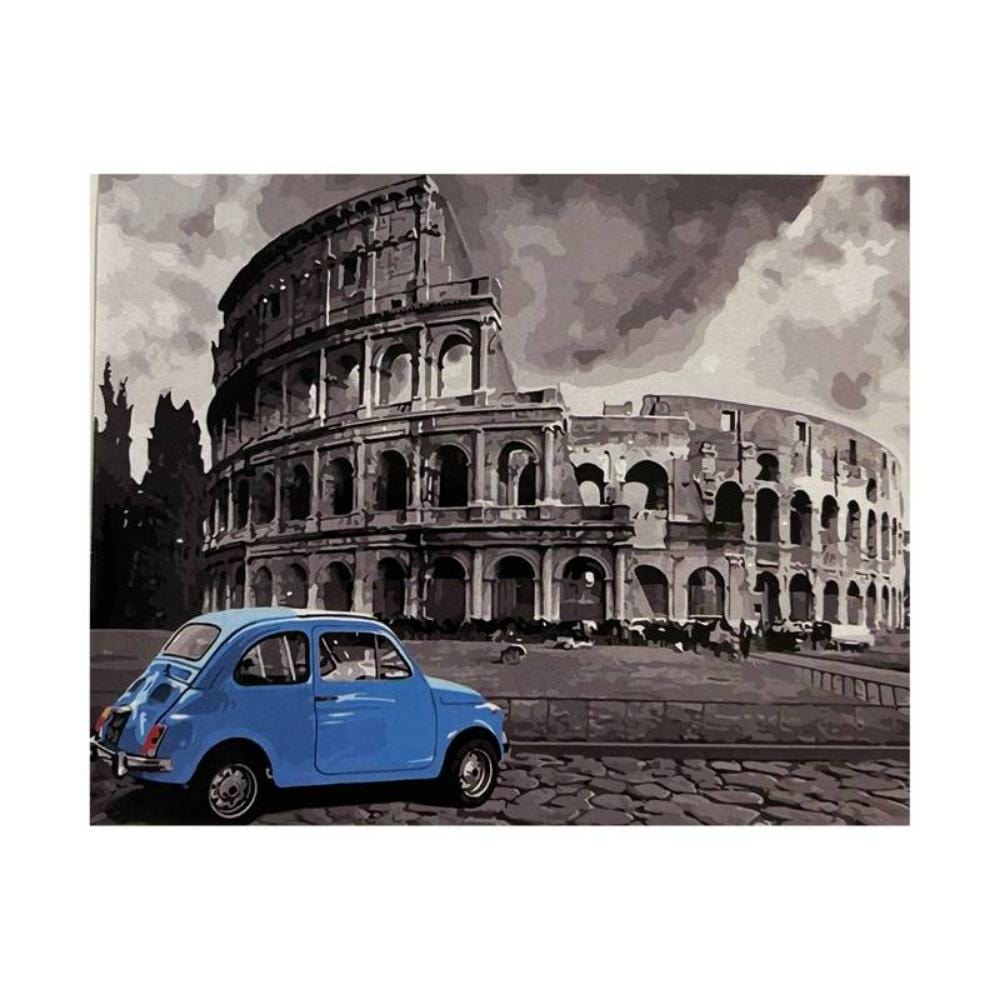 Kit Pintura Numerada em Tela - Colosseum - 40x50cm Sinoart