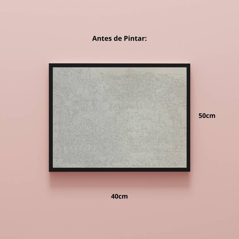 Kit Pintura Numerada em Tela - Italia - 40x50cm Sinoart