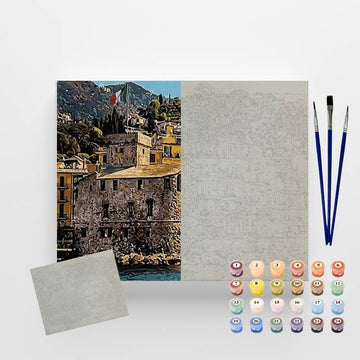 Kit Pintura Numerada em Tela - Italia - 40x50cm Sinoart