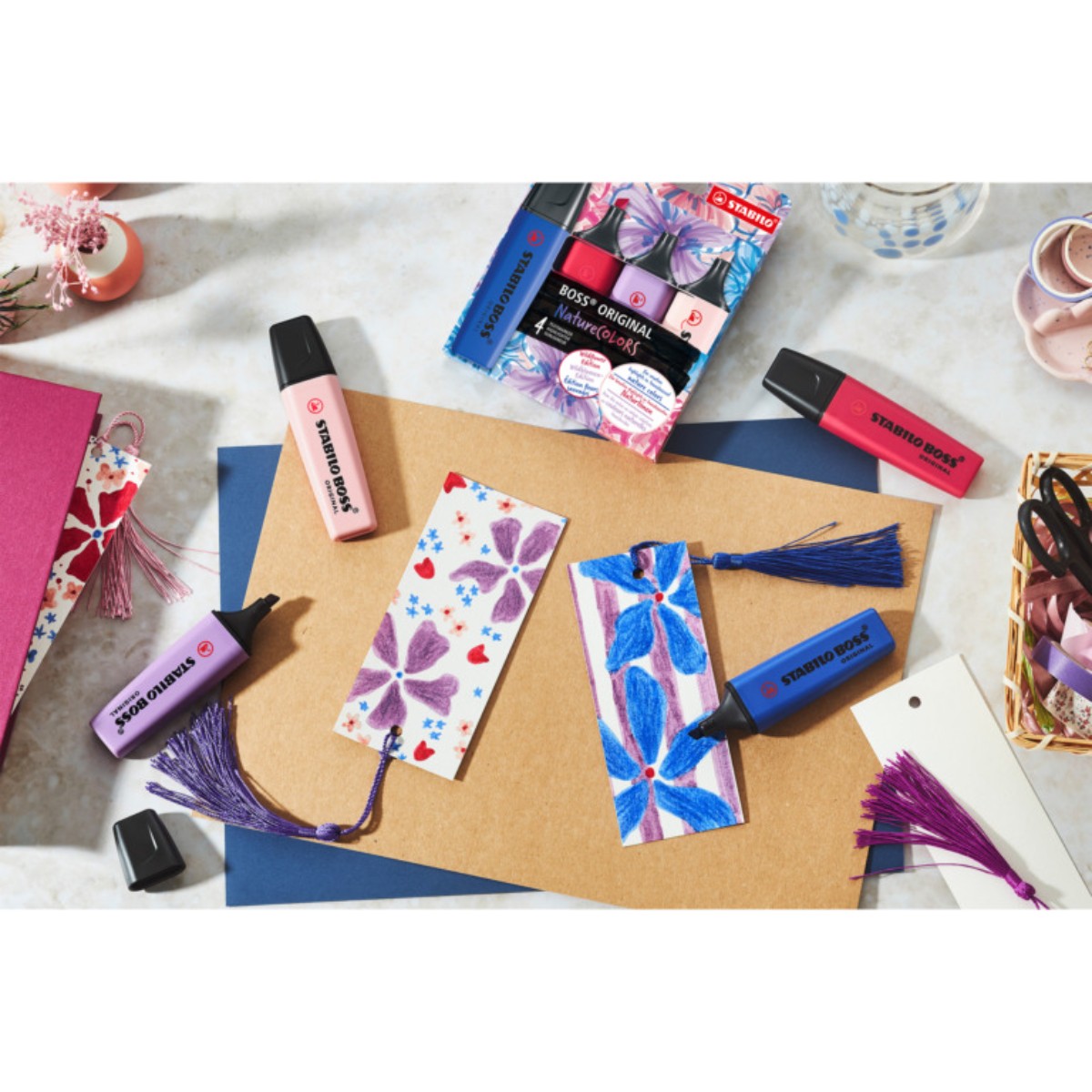 Kit Stabilo Boss Nature Colors - 4 Cores Livraria Skilo