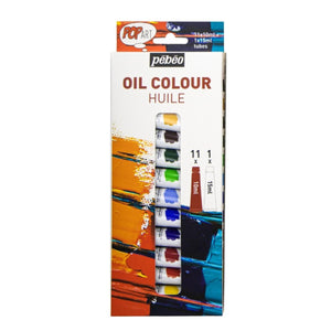 Kit Tinta Óleo Pebeo Pop Art - 12 Cores