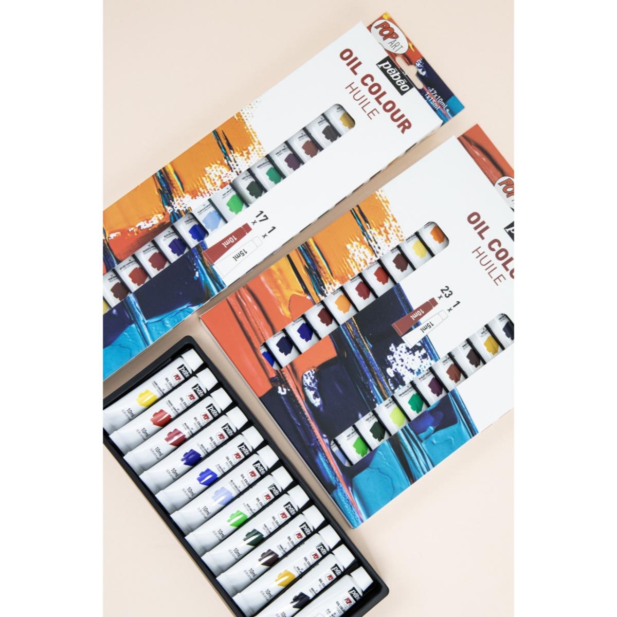 Kit Tinta Óleo Pebeo Pop Art - 18 Cores Pebeo