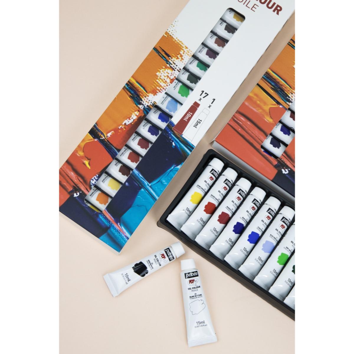 Kit Tinta Óleo Pebeo Pop Art - 18 Cores Pebeo