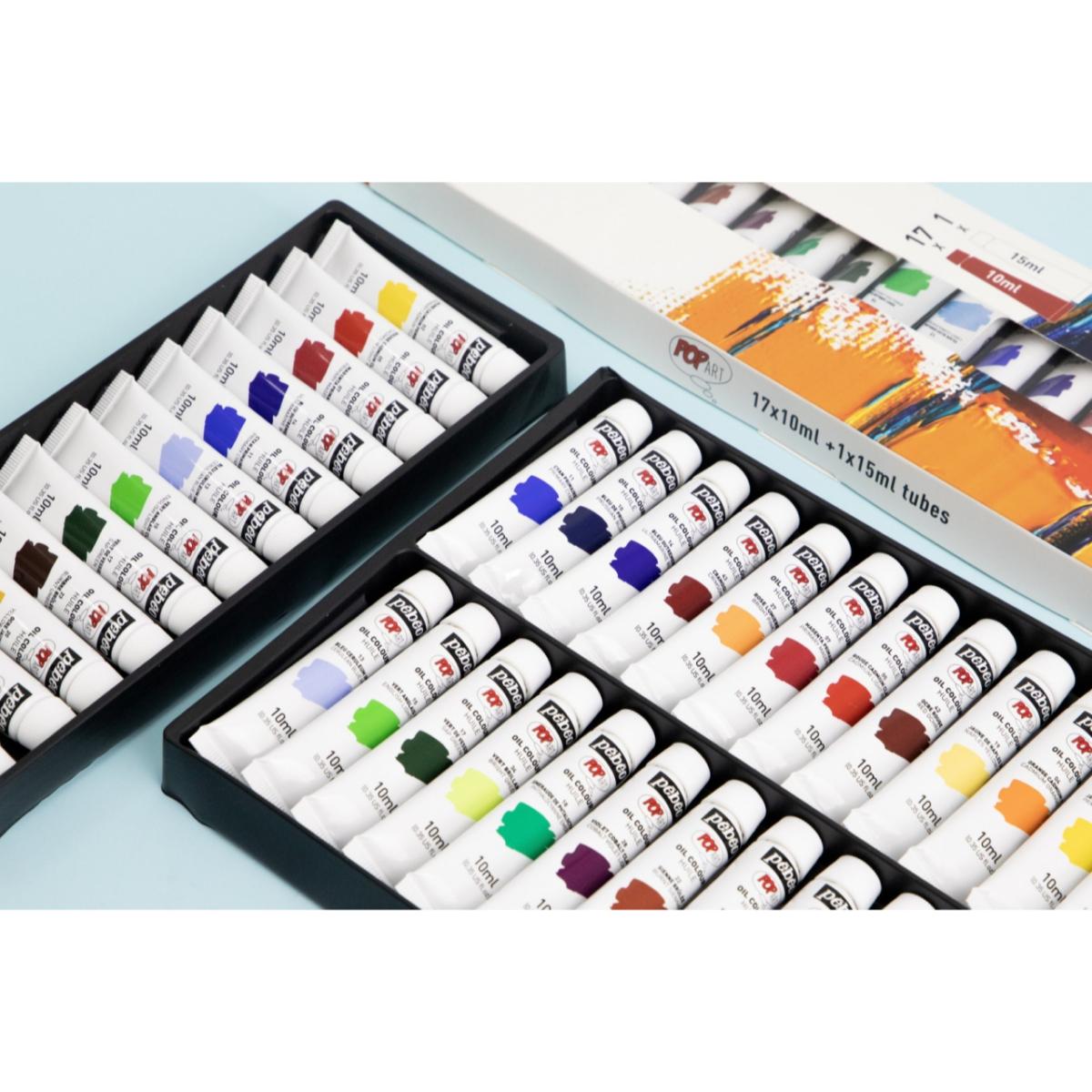 Kit Tinta Óleo Pebeo Pop Art - 24 Cores Pebeo