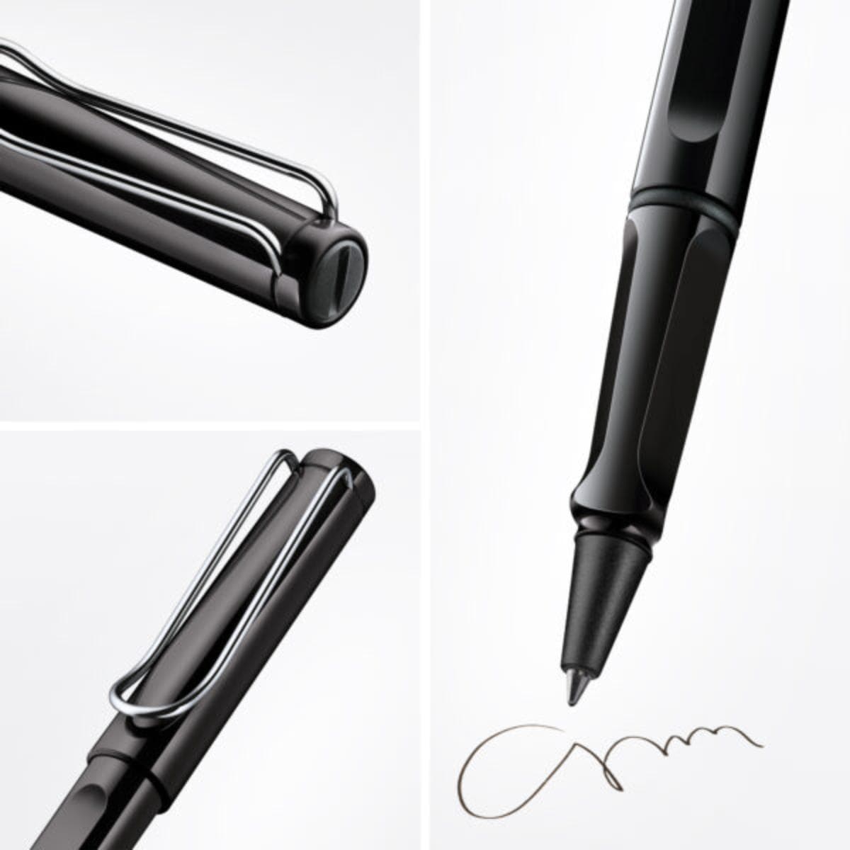 Lamy Safari Steel Black - Rollerball - M Lamy