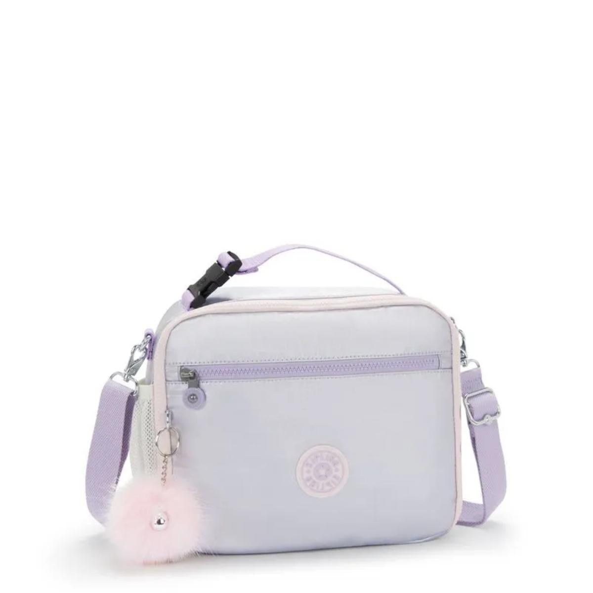 Lancheira Kipling Ermy - Silver Glow Met Kipling