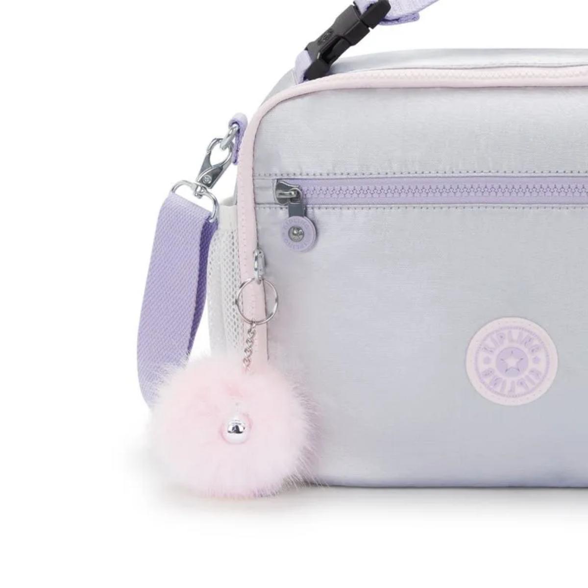 Lancheira Kipling Ermy - Silver Glow Met Kipling