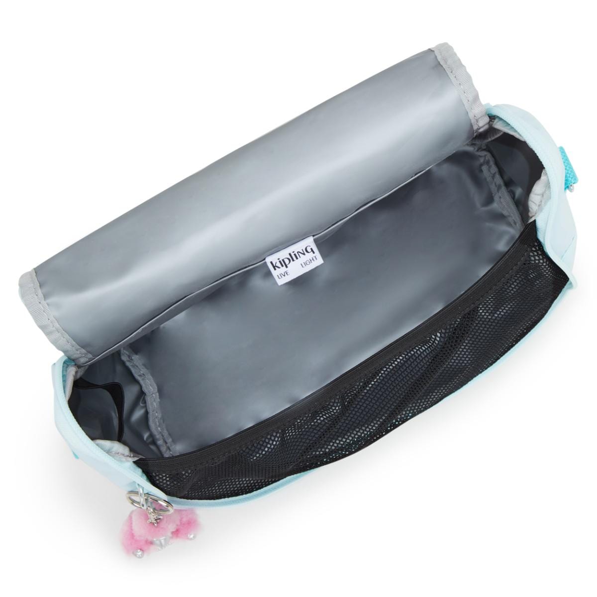 Lancheira Kipling New Kichirou - Blue Sky Met - Azul Kipling