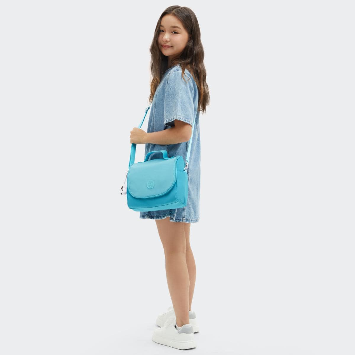 Lancheira Kipling New Kichirou - Funky Turq Bl - Azul Kipling