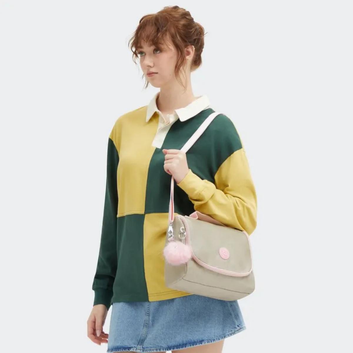 Lancheira Kipling New Kichirou - Gold Shimmer Livraria Skilo