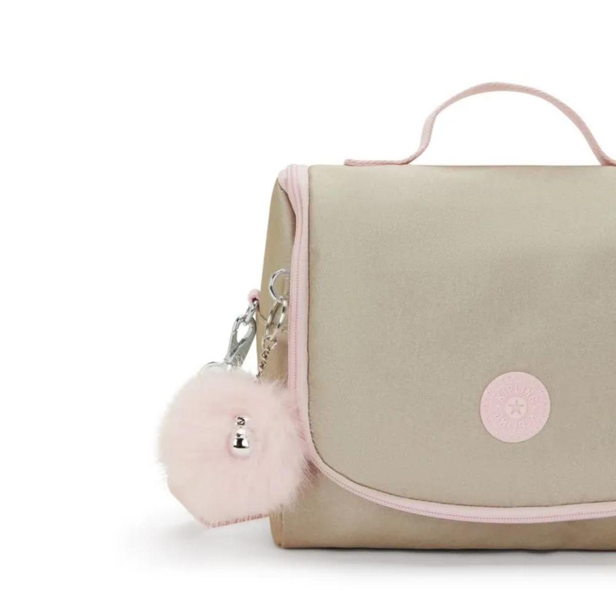 Lancheira Kipling New Kichirou - Gold Shimmer Livraria Skilo