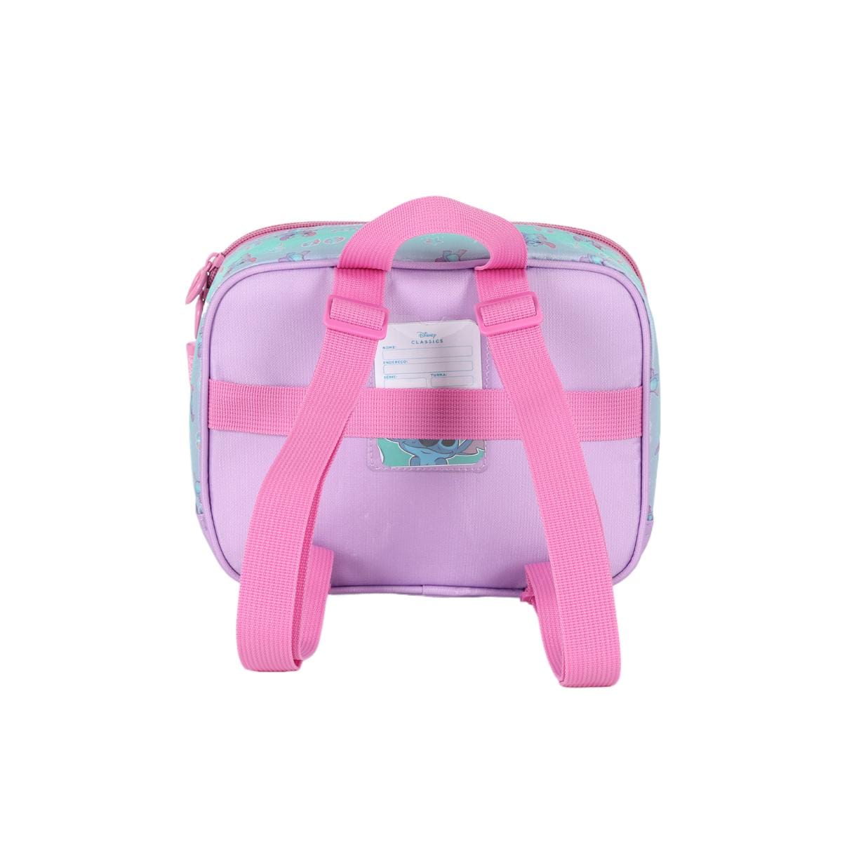 Lancheira Stitch Angel - Flowers Livraria Skilo