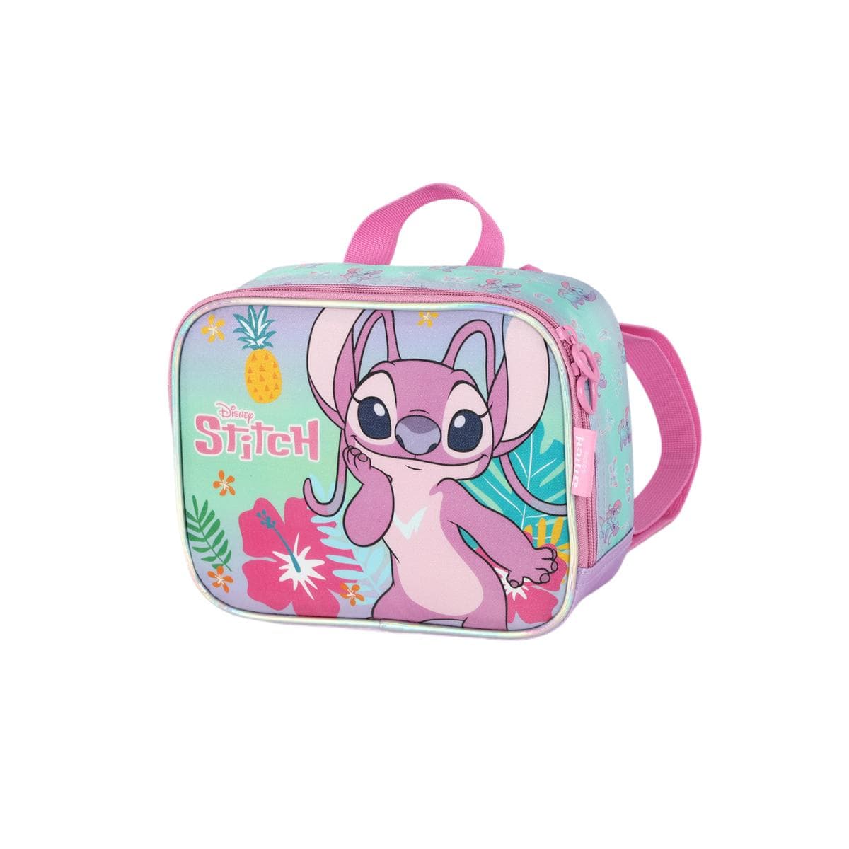 Lancheira Stitch Angel - Flowers Livraria Skilo