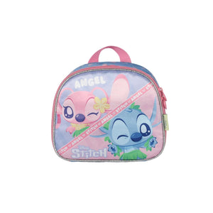Lancheira Stitch Angel - Rosa