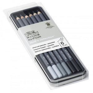 Lápis Carvão Winsor & Newton - Conjunto com 6