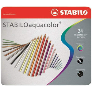 Lápis De Cor Aquarelável Stabilo AquaColor - 24 Cores