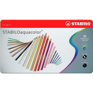 Lápis De Cor Aquarelável Stabilo Aquacolor - 36 Cores