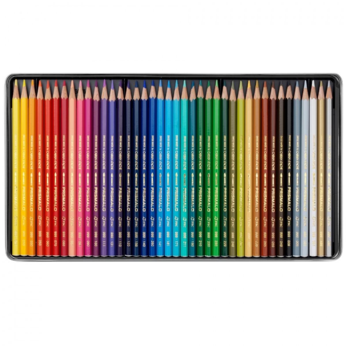 Lápis de Cor Caran D´Ache Aquarelável Prismalo - 40 Cores Livraria Skilo