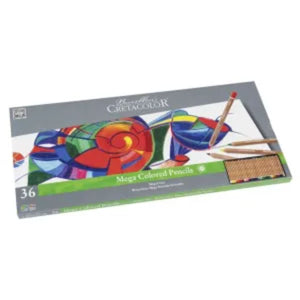 Lápis de Cor Cretacolor - Megacolor - 36 Cores