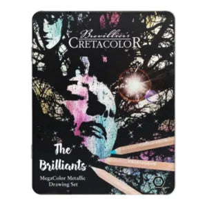 Lápis de Cor Cretacolor - Megacolor - The Brilliants - 12 Cores