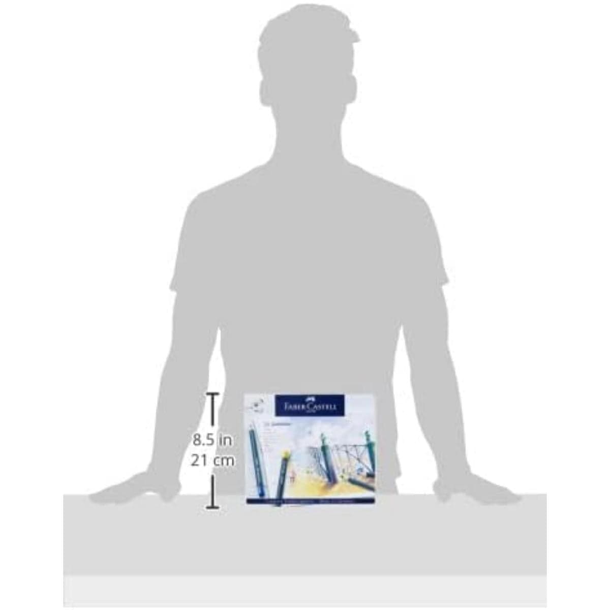 Lápis de Cor Goldfaber Permanente - 24 Cores - Estojo Metálico Faber Castell