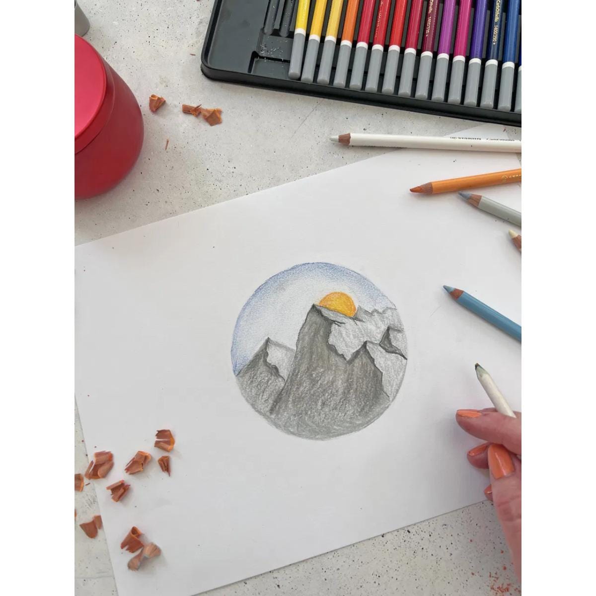 Lápis de Cor Pastel Aquarelável - Stabilo CarbOthello - 60 Cores Stabilo