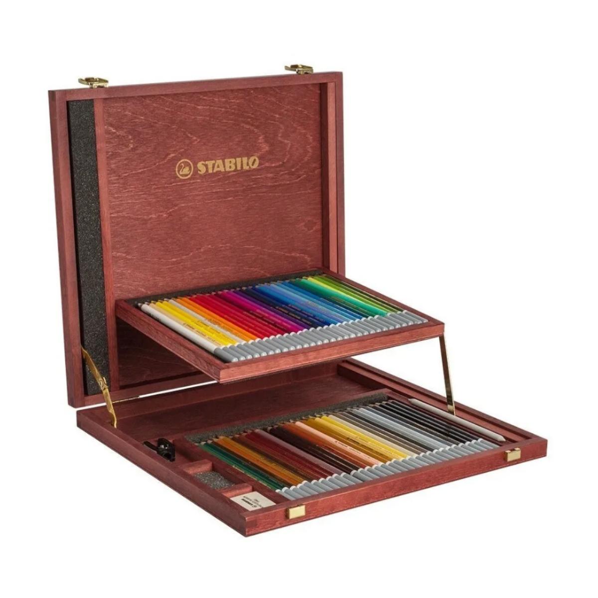 Lápis De Cor Pastel Aquarelável Stabilo CarbOthello - 60 Cores Stabilo