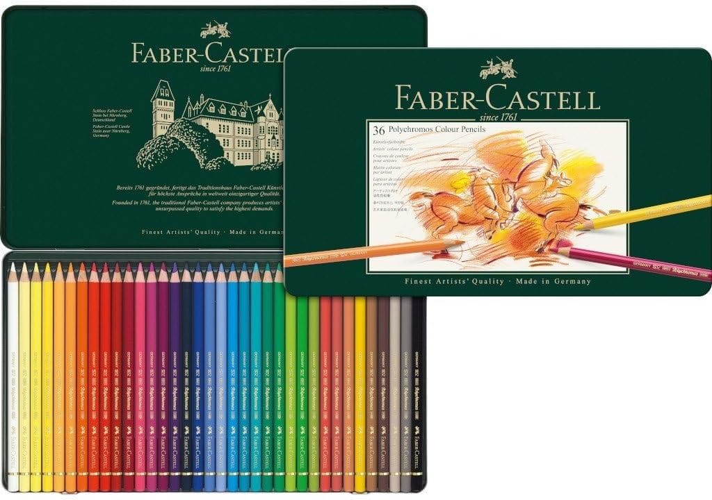Lápis de Cor Polychromos - Faber Castell - 36 Cores Faber-Castell
